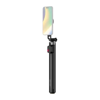 Aochuan K1L-C išmaniojo telefono stabilizatorius ir trikojis, juodas