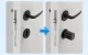 Avatto SDL-V1-B60 išmanusis durų spynos cilindras 60mm, juodas