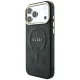 Guess Embossed 4G Classic MagSafe dėklas skirtas iPhone 17 Pro Max / 18 Pro Max, juodas