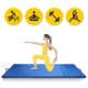 4FIZJO sulankstomas gimnastikos kilimėlis XL 240×120×5 cm, mėlynas