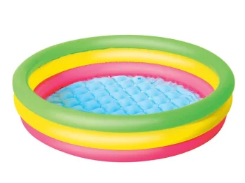 Bestway 51104 Inflatable Kids Pool, 102 x 25 cm, Colorful