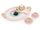 Bakalu Wooden Tea Set with Tray and Sweets, 12 Pieces