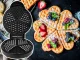 Širdelės formos vaflinė 1000W (Juoda)