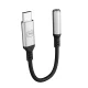 3mk USB-C į 3.5 mm Jack garso adapteris, sidabrinis