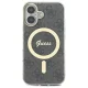 Guess dėklas iPhone 16 Plus telefonui IML 4G MagSafe, juodas