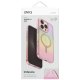Uniq Iridescia Magclick Charging dėklas, skirtas iPhone 16 Pro, rausvas