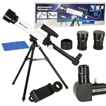 Astronominis teleskopas vaikams su trikoju, 30x ir 60x