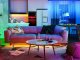 RGB LED Strip Lights 3m with Bluetooth App and Remote Control, Black