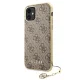 Apple iPhone 11 6.1\'\' Guess 4G Charms Collection Case Cover (GUHCN61GF4GBR), Brown