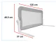 Baby Toddler Side Safety Protective Bed Rail Barrier, 120 cm, Gray