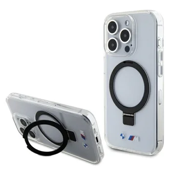 BMW Ring Stand M Collection MagSafe Case for iPhone 15 Pro, Clear