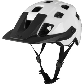 Dviračio šalmas ABUS Motrip, M dydis (54–58 cm), blizgus baltas