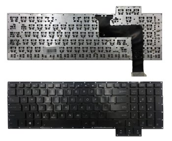 Extra Digital Asus ROG G750 nešiojamojo kompiuterio klaviatūra, juoda (US)