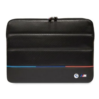 BMW Carbon Tricolor dėklas 14 colių nešiojamam kompiuteriui, juodas