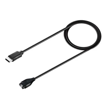 Magnetinis USB-C įkroviklis Garmin išmaniesiems laikrodžiams, juodas