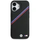 BMW M Tricolor Metal Logo MagSafe dėklas iPhone 17 telefonui, juodas