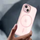 Tech-Protect Dėklas iPhone 15 MagMat MagSafe, skaidrus rožinis