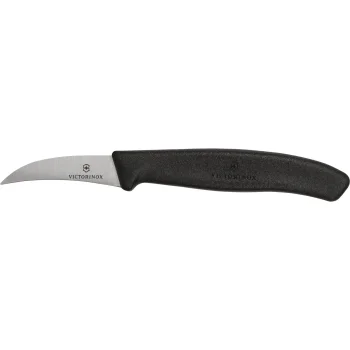 Victorinox Swiss Classic curved peeling knife, 6 cm, black