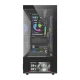 Kompiuterio korpusas DarkFlash DS950V su IPS ekranu ir 6 ventiliatoriais, juodas