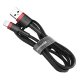 Baseus Cafule USB to Lightning Cable 0.5m, 2.4A, Black-Red