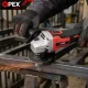 Akumuliatorinis kampinis šlifuoklis OPEX TOOLS OPX28010, 125mm, 21V, 2x 3.0Ah