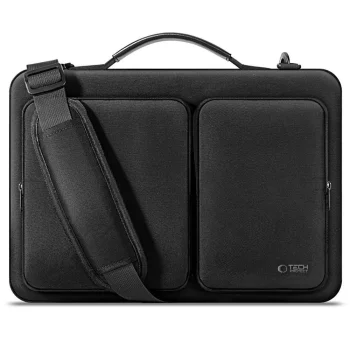 Tech-Protect Defender Bag nešiojamojo kompiuterio krepšys 15-16", juodas