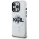 Karl Lagerfeld IML Karl Sketch Logo MagSafe dėklas iPhone 16 Pro Max, skaidrus