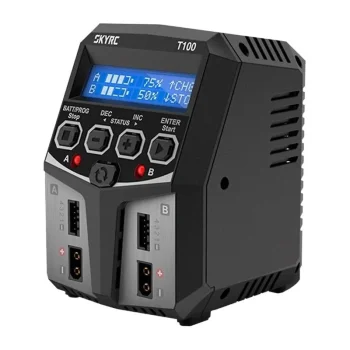 Dvigubas įkroviklis SkyRC T100, 2 x 50W
