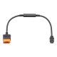 Įkrovimo laidas DJI Power SDC į XT60 (12V, 40 cm)