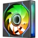Korpuso ventiliatoriai Thermaltake SWAFAN INFINITY EX14 ARGB Sync 140 mm, 3 vnt., juodi