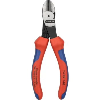 KNIPEX 74 02 140 didelės jėgos šoninio kirpimo replės, 140 mm