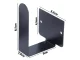 Wall-Mounted Holder for Pot Lids and Cutting Boards, Metal, 2 Pcs, Black