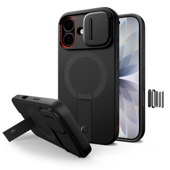 Apsauginis dėklas Tech-Protect Kevlar Aura MagSafe, skirtas iPhone 17, juodas