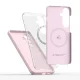 Tech-Protect Samsung Galaxy S26 dėklas Silicone MagSafe, rožinis