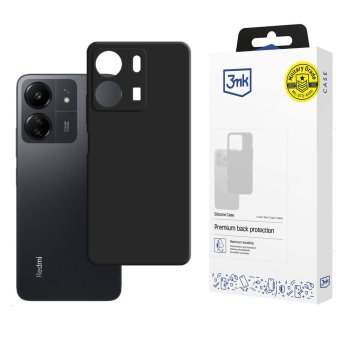 Silikoninis dėklas 3MK Protection Xiaomi Redmi 13C / POCO C65, juodas