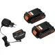 Akumuliatorinis gręžtuvas-suktuvas Black & Decker BDCDC18KB-QW 18V, 2x 1.5Ah, lagaminas