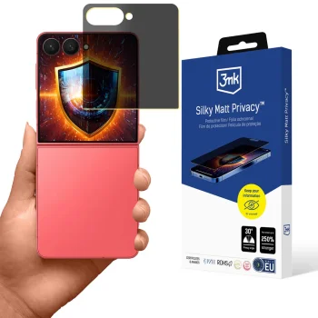 Privatumo apsauginė plėvelė 3mk Silky Matt Privacy, skirta Samsung Galaxy Z Flip 7, matinė