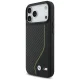 BMW dėklas iPhone 17 Pro Max telefonui M Carbon Line & Logo MagSafe, juodas/geltonas