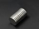 Neodimo magnetai 10x2 mm, cilindriniai, 10 vnt.