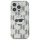 Karl Lagerfeld iPhone 16 Pro Max dėklas IML Choupette Head, skaidrus