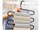 Sturdy Space Saving Pants Hanger, 5 Tier Closet Organizer for Trousers