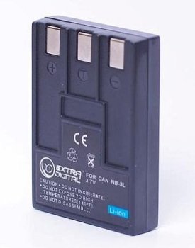 Extra Digital Battery for Canon NB-3L, 800mAh