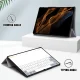 Samsung Galaxy Tab S9 Ultra odinis dėklas Tri-fold, pilkas