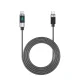 Orico LDC2C USB-C į USB-C laidas su LED ekranu PD 100W 2 m 2 vnt. Juodas