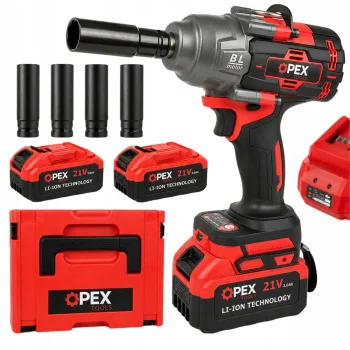 Opex Tools OPX28039 Akumuliatorinis smūginis veržliasukis 1000Nm 2x3.0Ah