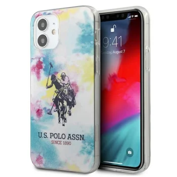 Apple iPhone 12 mini 5.4'' US Polo Tie & Dye Collection Case Cover (USHCP12SPCUSML), Multicolor