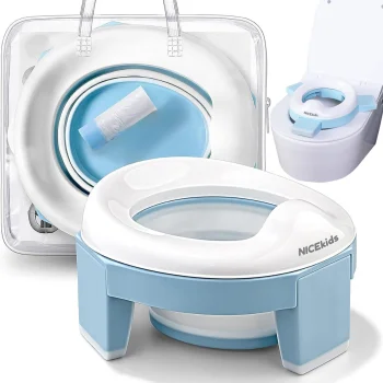 Nicekids 3-in-1 naktipuodis ir tualeto dangčio adapteris, mėlynas