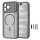 Tech-Protect MagPeak MagSafe CC case for iPhone 18 Pro / 17 Pro, matte grey