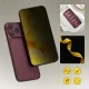 Apsauginis stiklas Wozinsky EasyFit Privacy Glass, skirtas iPhone 18 Pro, 2 vnt., juodas