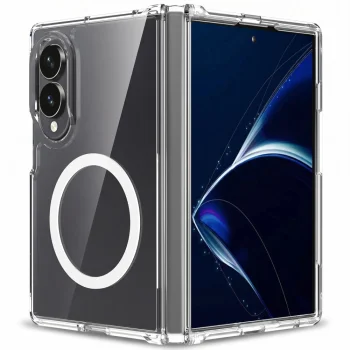 Tech-Protect FlexAir Hybrid MagSafe dėklas Samsung Galaxy Z Fold 8, skaidrus